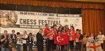 Avrupa Okullar Satranç Şampiyonası'nda zirve Türkiye'nin