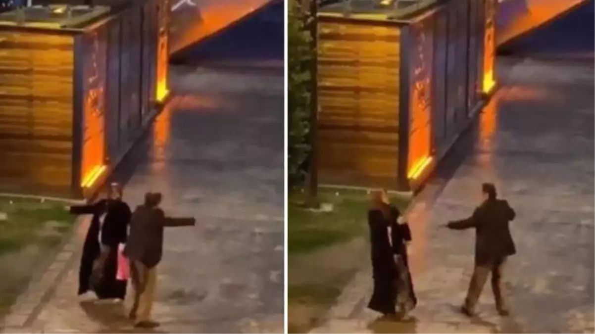 Kameralara takıldılar! Çiftin yol ortasında bir anda durup yaptıkları viral oldu