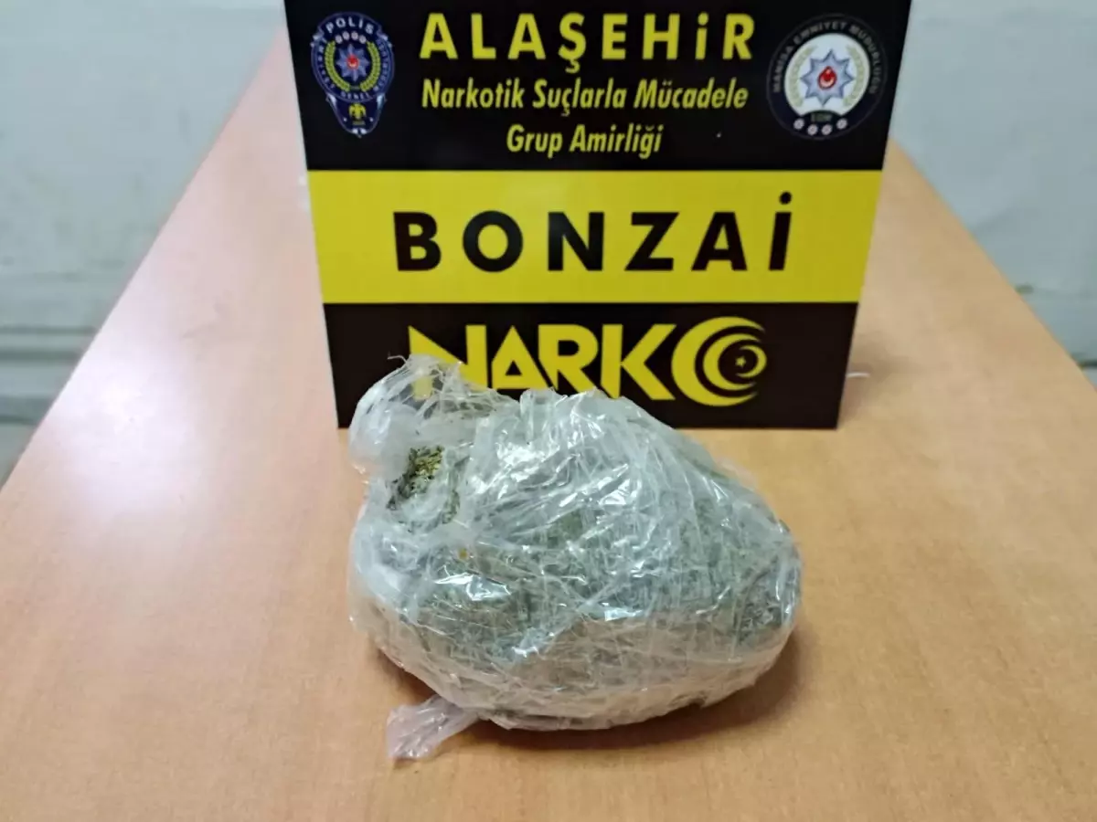 Manisa'da uyuşturucu ile yakalanan şüpheli tutuklandı
