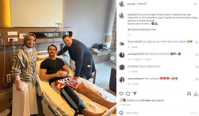 Sette sakatlanan Furkan Andıç, 3 süren ameliyat geçirdi Sette sakatlanan Furkan Andıç, 3 süren ameliyat geçirdi