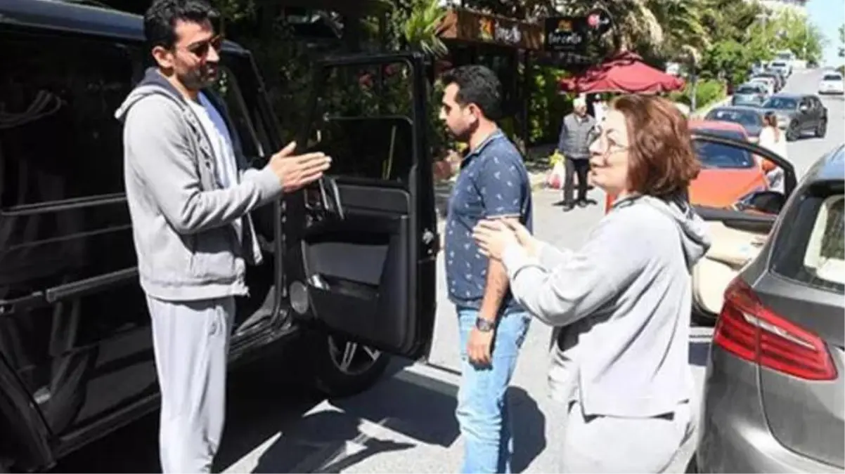 Şoförü aracı yol ortasına park edince Kenan İmirzalıoğlu, sokak ortasında iki kadının tepkisiyle karşılaştı