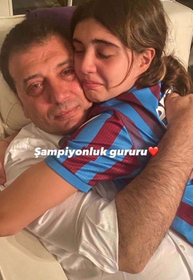 Trabzonspor'un şampiyonluğu sonrası İBB Başkanı Ekrem İmamoğlu gözyaşlarını tutamadı