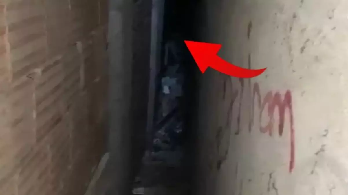 Bir garip olay! Apartman boşluğuna düşüp kendini dövmeye başlayan hırsızı ekipler kurtardı