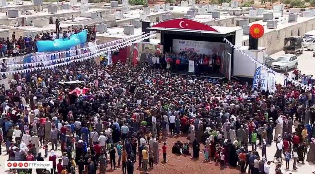 Cumhurbaşkanı Erdoğan: 1 milyon Suriyeli kardeşimizin geri dönüşünü sağlayacak bir projenin hazırlığındayız Cumhurbaşkanı Erdoğan: 1 milyon Suriyeli kardeşimizin geri dönüşünü sağlayacak bir projenin hazırlığındayız