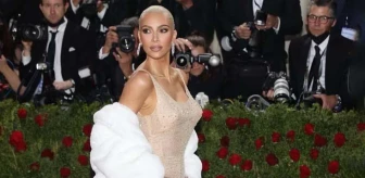 3 hafta diyet yaptı yine başaramadı! Kim Kardashian ikonik elbisenin fermuarını kapatamadı