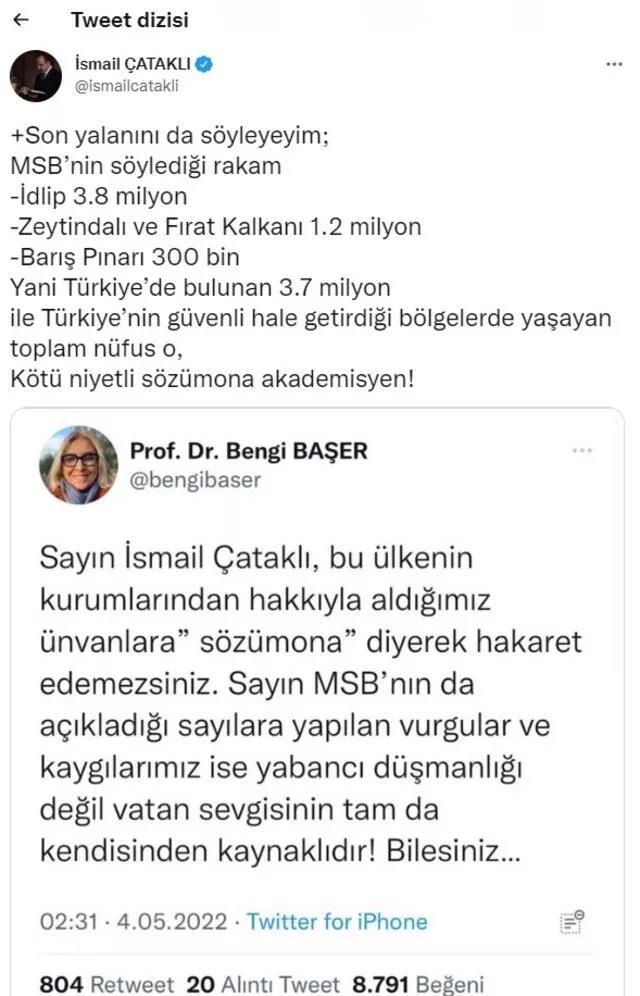 İçişleri Bakanlığı'ndan Prof. Dr. Bengi Başer'in '8 milyon göçmene oy kullandırılacak' iddiasına çok sert yanıt