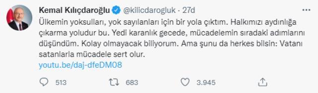 Kılıçdaroğlu, Twitter hesabından paylaştı! İşte elektriksiz geçen 7 günün videosu