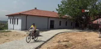 Bursa'da eski köy okulları bisiklet evi oluyor