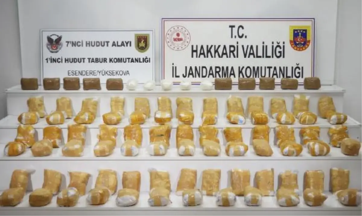 İran sınırında 94 kilo eroin ele geçirildi