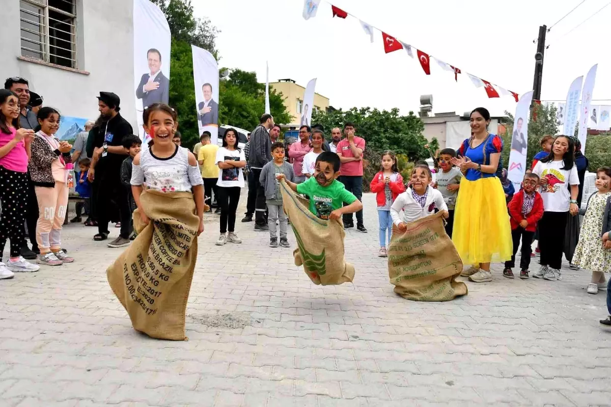 Tarsus'un köylerinde çocuklar 3 gün bayram coşkusu yaşadı