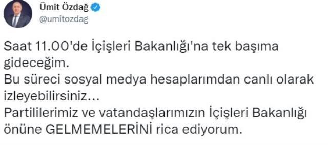 Ankara'da tansiyon yüksek! Zafer Partisi'nin 20 araçlık konvoyu durduruldu