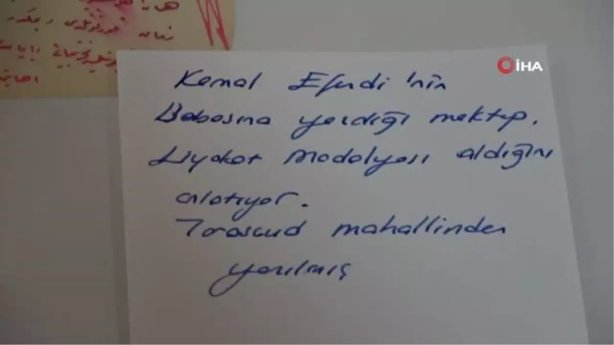 Atatürk'ün Çanakkale Savaşları'nda verdiği emirlerin ıslak imzalı dokümanları Çanakkale Savaşları Gelibolu Tarihi Alan Başkanlığı envanterinde
