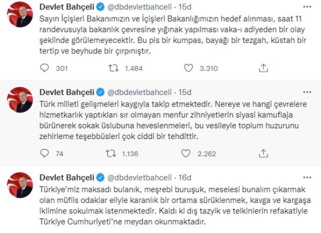 Son Dakika! Bahçeli'den Özdağ'a sert tepki: Sayın İçişleri Bakanımızın hedef alınması pis bir kumpas ve bayağı bir tezgahtır Son Dakika! Bahçeli'den Özdağ'a sert tepki: Sayın İçişleri Bakanımızın hedef alınması pis bir kumpas ve bayağı bir tezgahtır