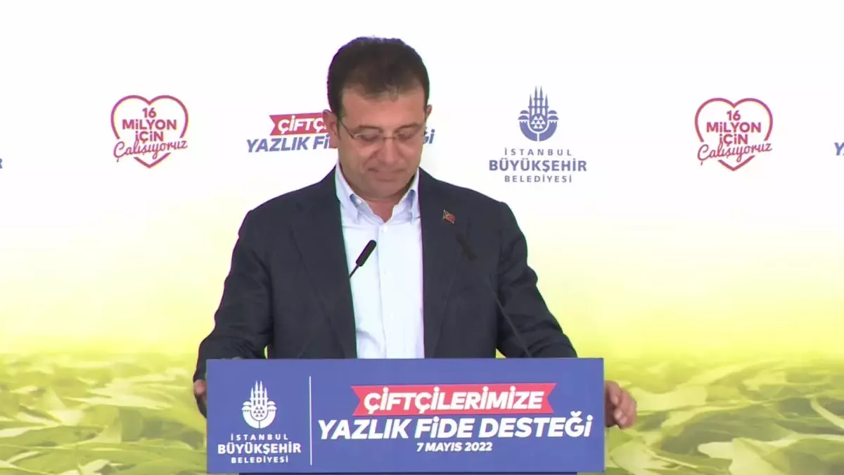 İbb, Üreticiye 5 Milyon Yazlık Sebze Fidesi Dağıtımına Başladı... İmamoğlu: 'Bizi Beton Duvarlar Değil, Bereketli Tarlalar Aydınlığa Kavuşturacak'