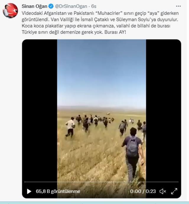 Van Valiliği'nden göçmenlerin sınırı geçtiğini iddia eden Sinan Oğan'a yanıt: Sınır hattını istedikleri vasıtayla gezdirebiliriz
