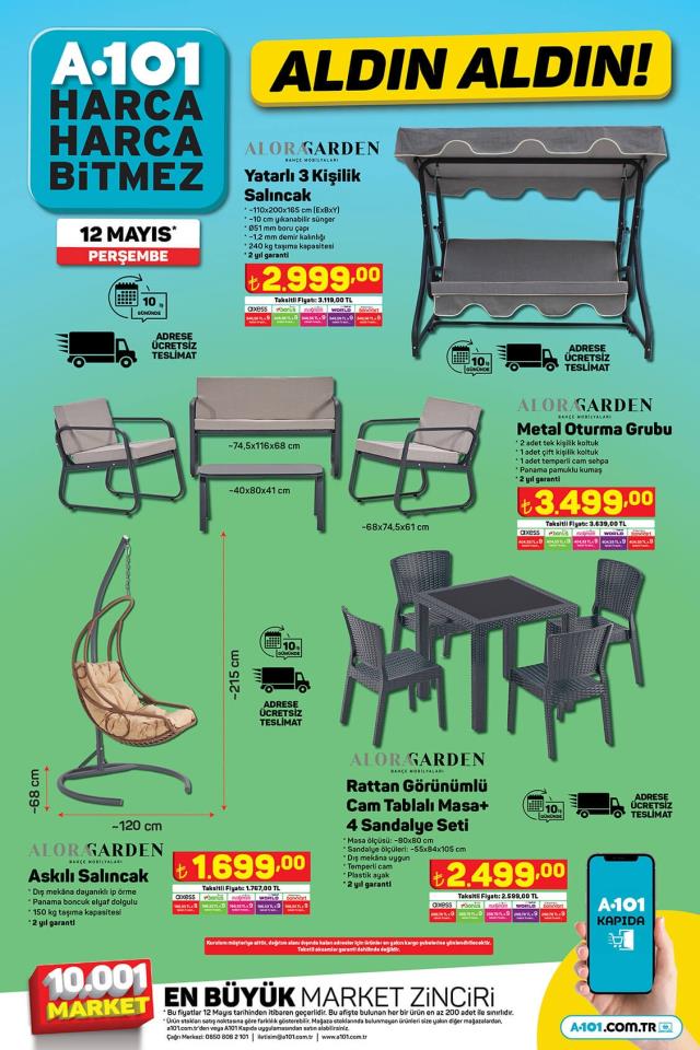 A101 katalog bu hafta! 12 Mayıs A101 bu hafta katalog ürünleri neler? A101'e gelecek ürünler ve A101 fiyat listesi...