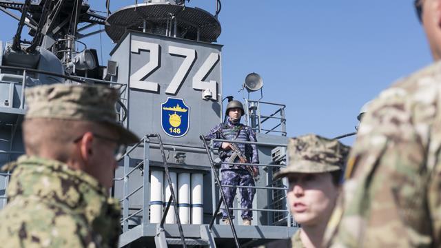 ABD öncülüğündeki 15 ülkeden Rusya'ya Karadeniz'de gözdağı