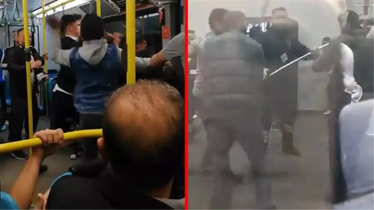 Metroda sigara içme tartışması kavgaya dönüştü! Yumrukların havada uçuştuğu anlar savcılıkta bitti