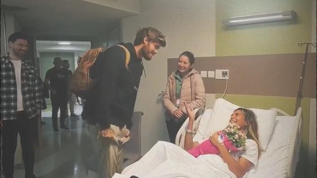 Survivor'dan elenen Barış Murat Yağcı, Türkiye'ye döner dönmez Merve Aydın'ı ziyaret etti