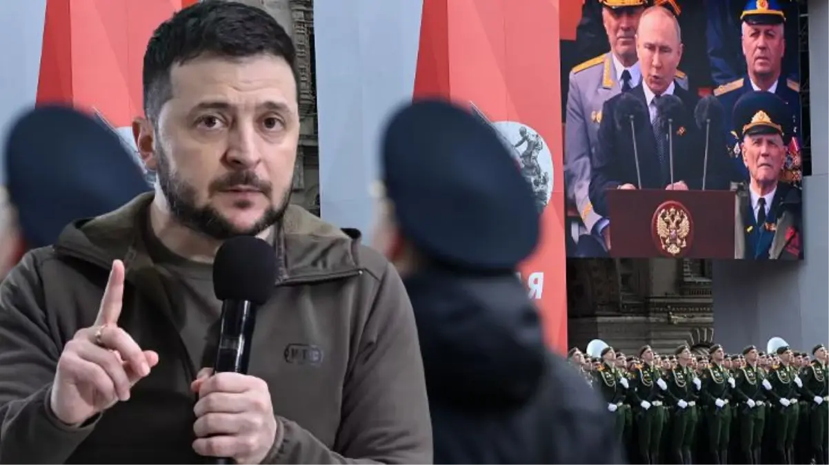 Zelenski'den Putin'in Zafer Bayramı çıkışına yanıt: Özgür insanlarımıza hükmedebilecek hiçbir işgalci yok, er ya da geç kazanacağız