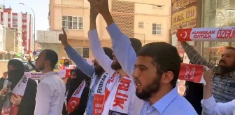 Furkan Vakfı üyeleri, Alpaslan Kuytul'un tutuklanmasını protesto etti