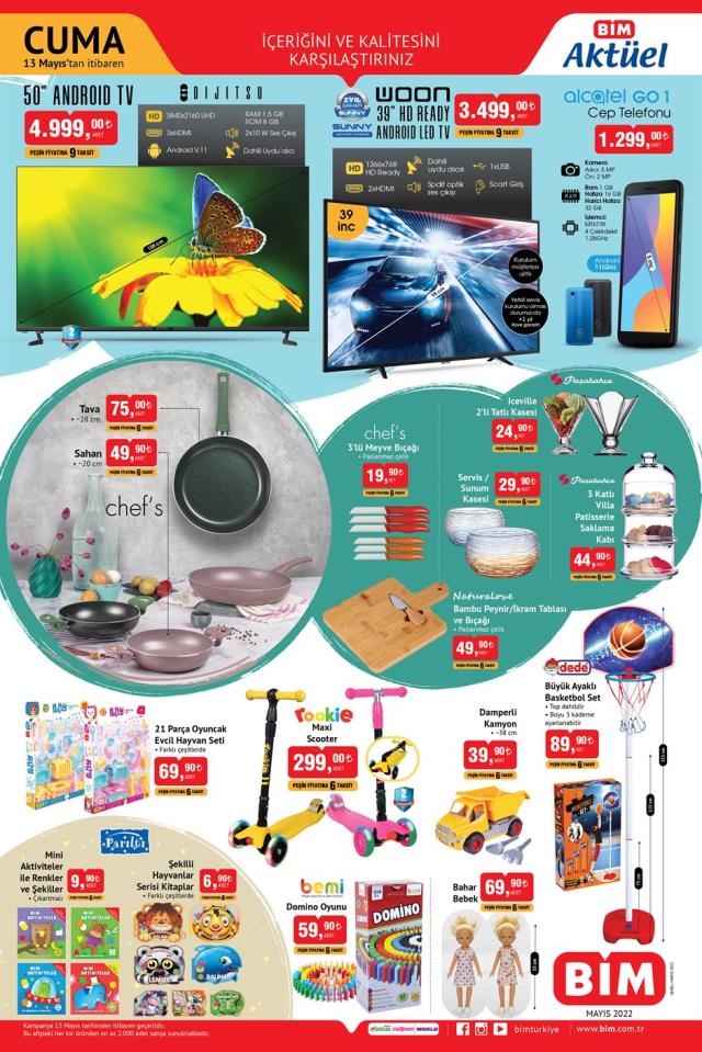 13 Mayıs BİM katalog: Aktüel ürünler kataloğu yayınlandı! BİM bu hafta katalog ürünleri neler? BİM'e gelecek ürünler ve BİM fiyat listesi