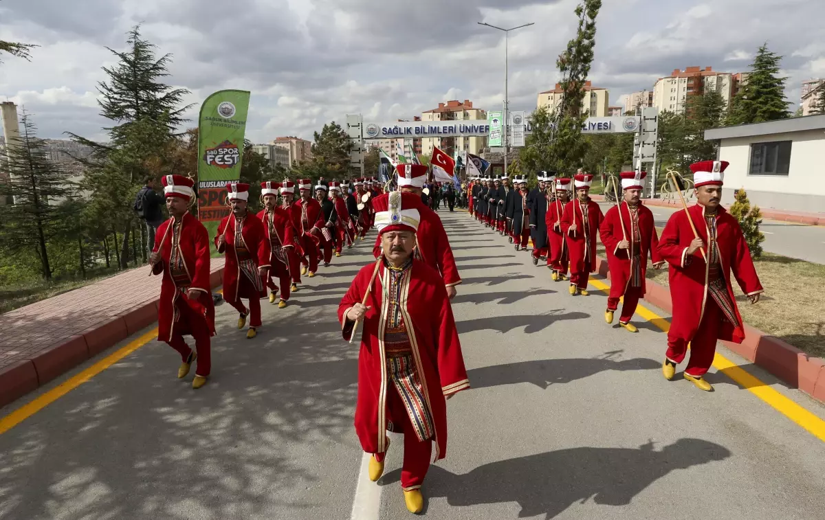 Başkentte 'SBÜ Spor Fest 2022' için açılış töreni düzenlendi