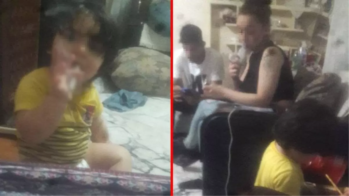 Polis, 2 yaşındaki çocuğuna sigara içiren anneyi arıyor