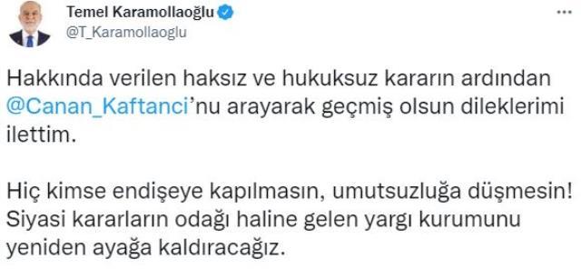 Canan Kaftancıoğlu'na verilen cezanın onanması büyük yankı uyandırdı! Siyasi isimlerden peş peşe açıklama Canan Kaftancıoğlu'na verilen cezanın onanması büyük yankı uyandırdı! Siyasi isimlerden peş peşe açıklama