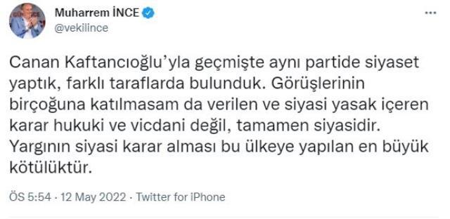 Canan Kaftancıoğlu'na verilen cezanın onanması büyük yankı uyandırdı! Siyasi isimlerden peş peşe açıklama Canan Kaftancıoğlu'na verilen cezanın onanması büyük yankı uyandırdı! Siyasi isimlerden peş peşe açıklama