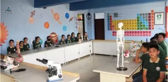 GZT Giresunsporlu Umut Nayir Şırnak'ta bir okula Fen laboratuvarı yaptırdı