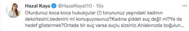 Hazal Kaya'dan Melis Sezen'in kıyafetini eleştiren Ahmet Çakar'a tepki: Ahlakınızda boğulun Hazal Kaya'dan Melis Sezen'in kıyafetini eleştiren Ahmet Çakar'a tepki: Ahlakınızda boğulun
