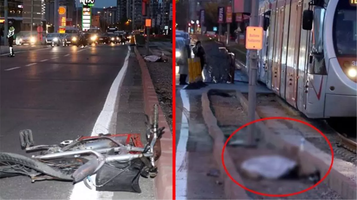 Yolun karşısına geçerken otomobil çarptı! Bisiklet sürücüsü feci şekilde can verdi