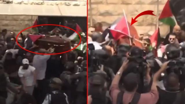 İsrail polisi, öldürülen Al Jazeera muhabiri Ebu Akile'nin cenazesine müdahale etti! Tabutun düştüğü anlar kamerada İsrail polisi, öldürülen Al Jazeera muhabiri Ebu Akile'nin cenazesine müdahale etti! Tabutun düştüğü anlar kamerada