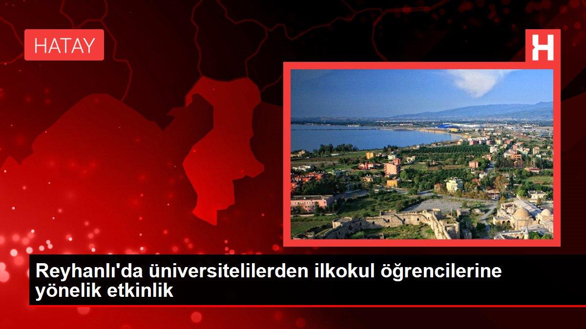 Reyhanlı'da üniversitelilerden ilkokul öğrencilerine yönelik etkinlik