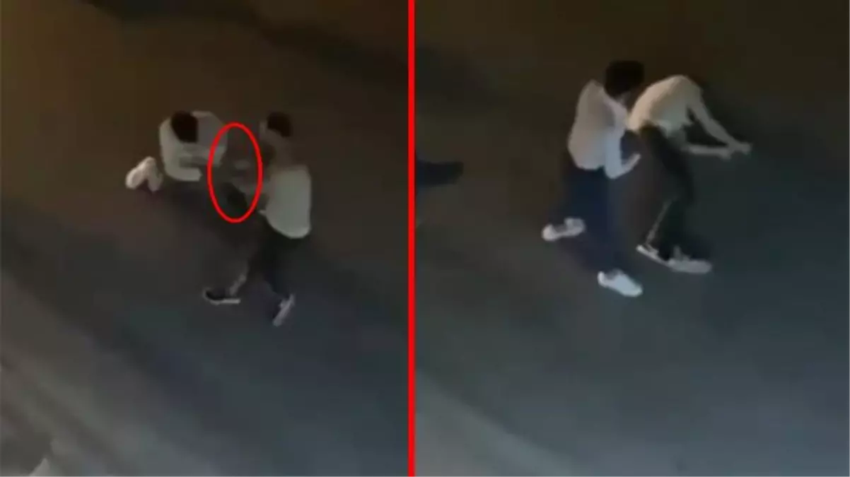 Tartışma kavgaya dönüştü! Öfkeli şahıs husumetlisini bir boksör gibi nakavt etti