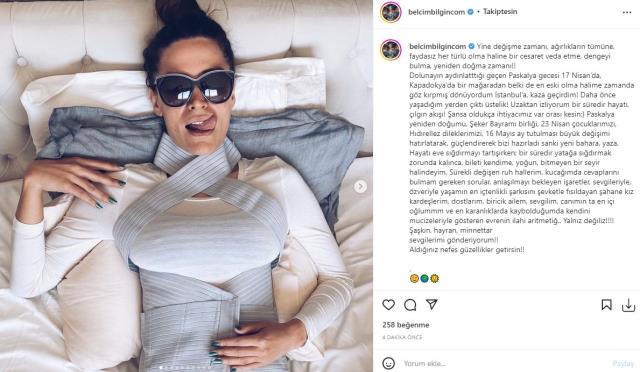 1 ay önce trafik kazası geçiren Belçim Bilgin, hasta yatağında yaşadıklarını anlattı 1 ay önce trafik kazası geçiren Belçim Bilgin, hasta yatağında yaşadıklarını anlattı
