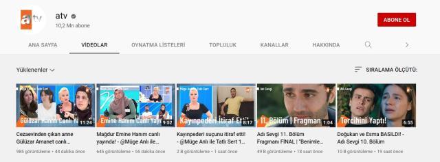 ATV YouTube kanalı neden kapatıldı? ATV YouTube kanalı kapandı mı? ATV YouTube kanalı açıldı mı?
