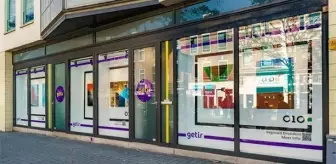 Getir'in Rotterdam'daki şubesinin görüntüsü talep üzerine sanat eserine dönüştürüldü