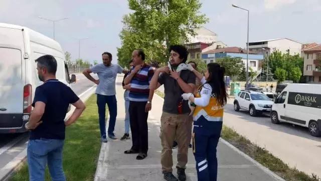 Kazada yaralanan kadın, aracındaki etler buzdolabına konulmadan hastaneye gitmedi