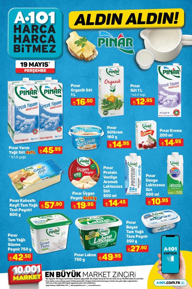 19 Mayıs A101 kataloğu bu hafta! A101 bu hafta katalog ürünleri neler? A101'e gelecek ürünler ve A101 fiyat listesi...