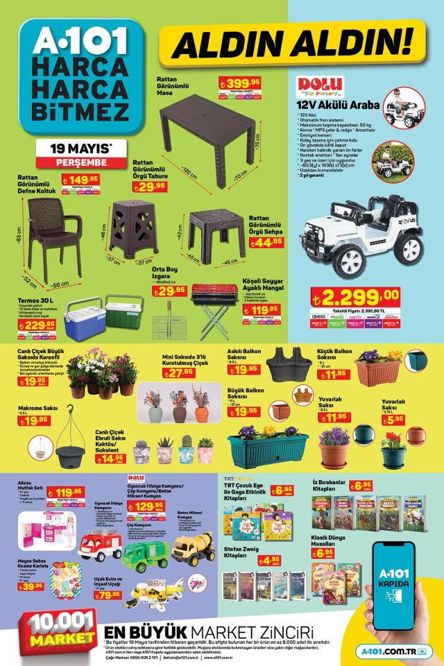 19 Mayıs A101 kataloğu bu hafta! A101 bu hafta katalog ürünleri neler? A101'e gelecek ürünler ve A101 fiyat listesi...