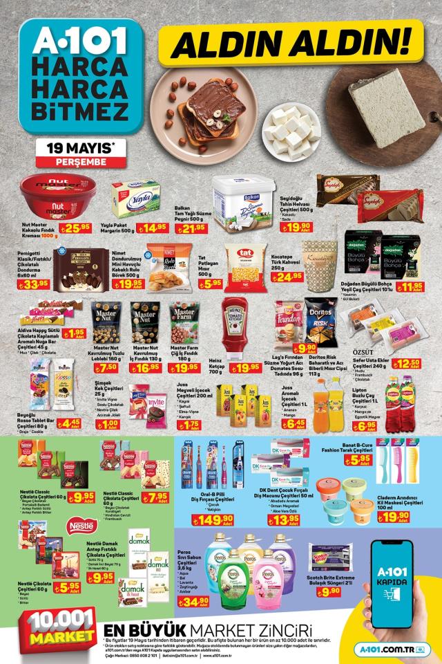 19 Mayıs A101 kataloğu bu hafta! A101 bu hafta katalog ürünleri neler? A101'e gelecek ürünler ve A101 fiyat listesi...