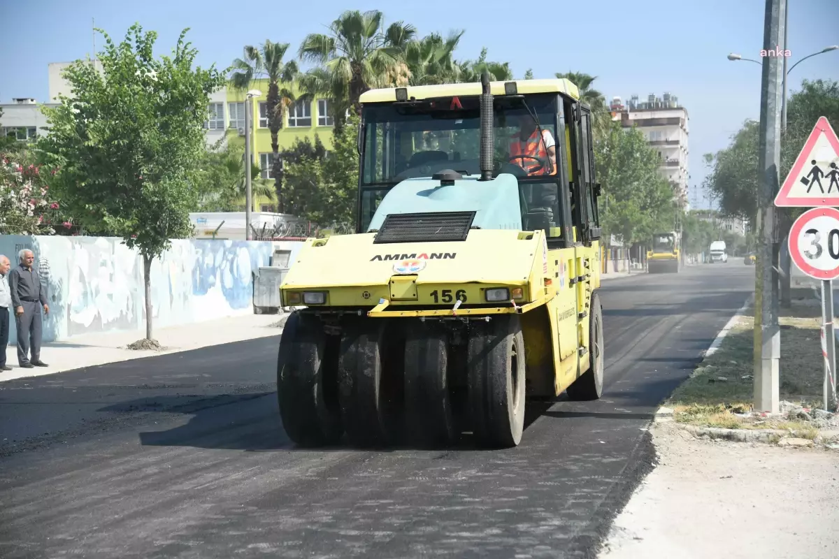 Adana Büyükşehir'den Ceyhan'da, Asfalt Çalışması