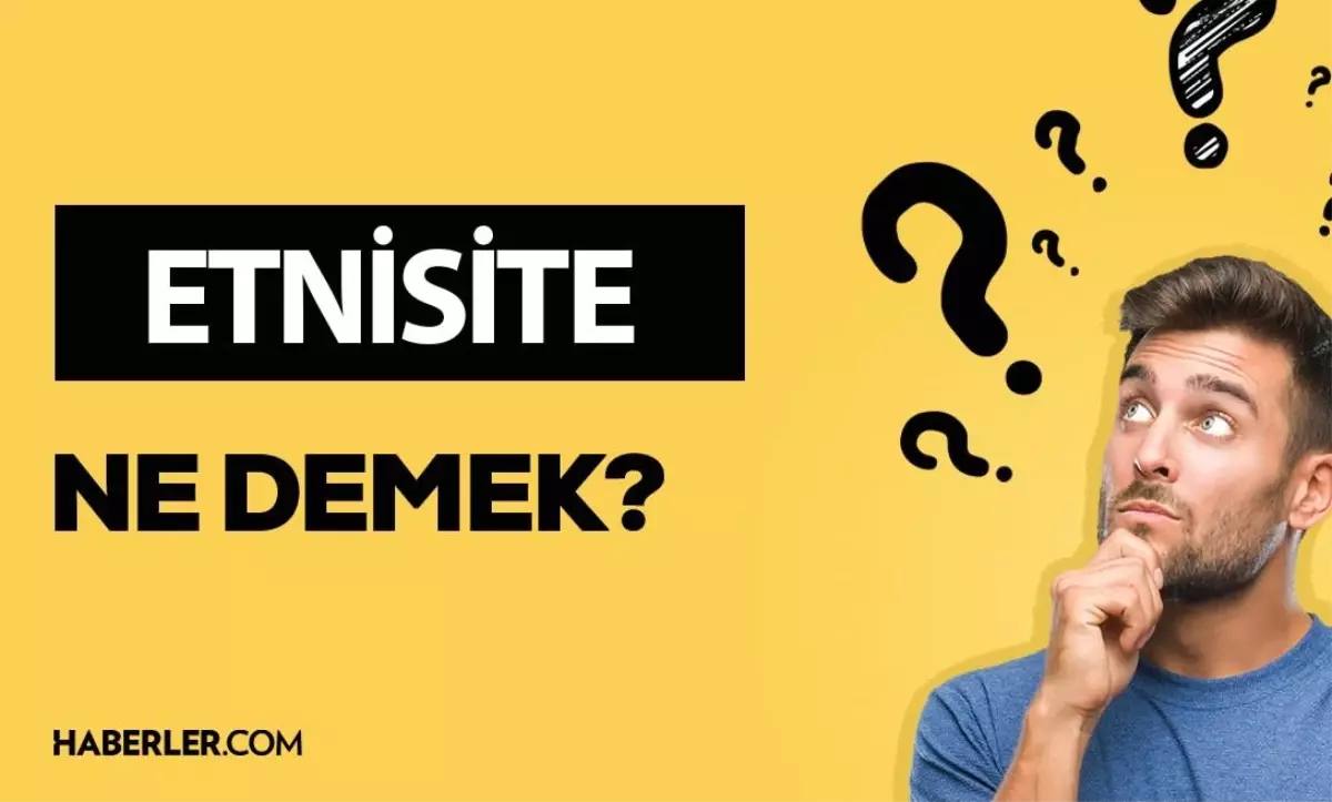 Etnisite ne demek? Etnisite anlamı ne?