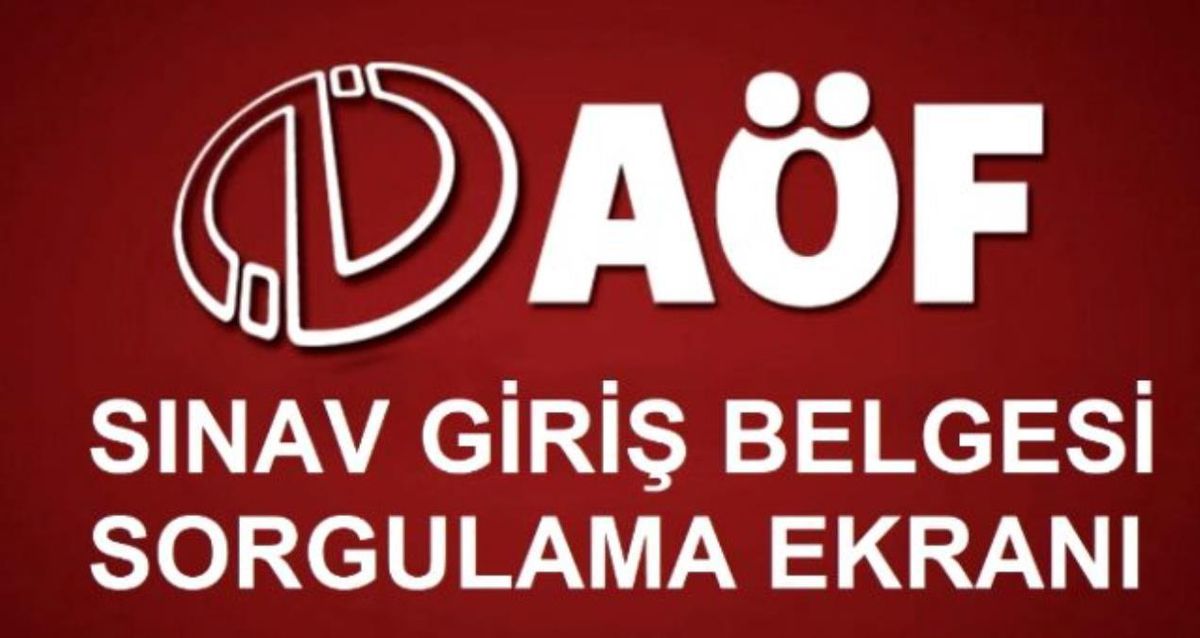 AÖF sınav giriş belgeleri yayınlandı! 2022 AÖF bahar dönem sonu sınav giriş belgeleri sorgulama ekranı açıldı!