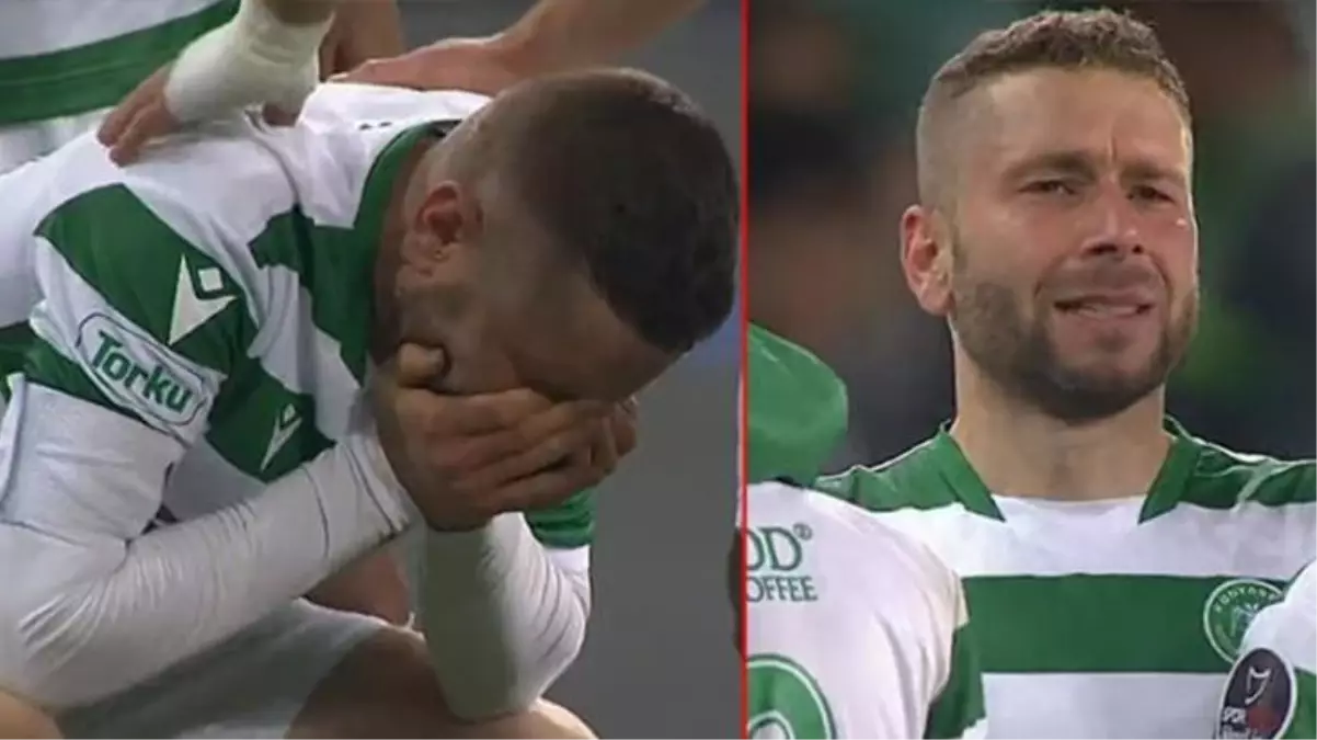Maç biter bitmez yere çöküp hüngür hüngür ağlamıştı! Konyaspor, Skubic'in mektubunu yayımladı