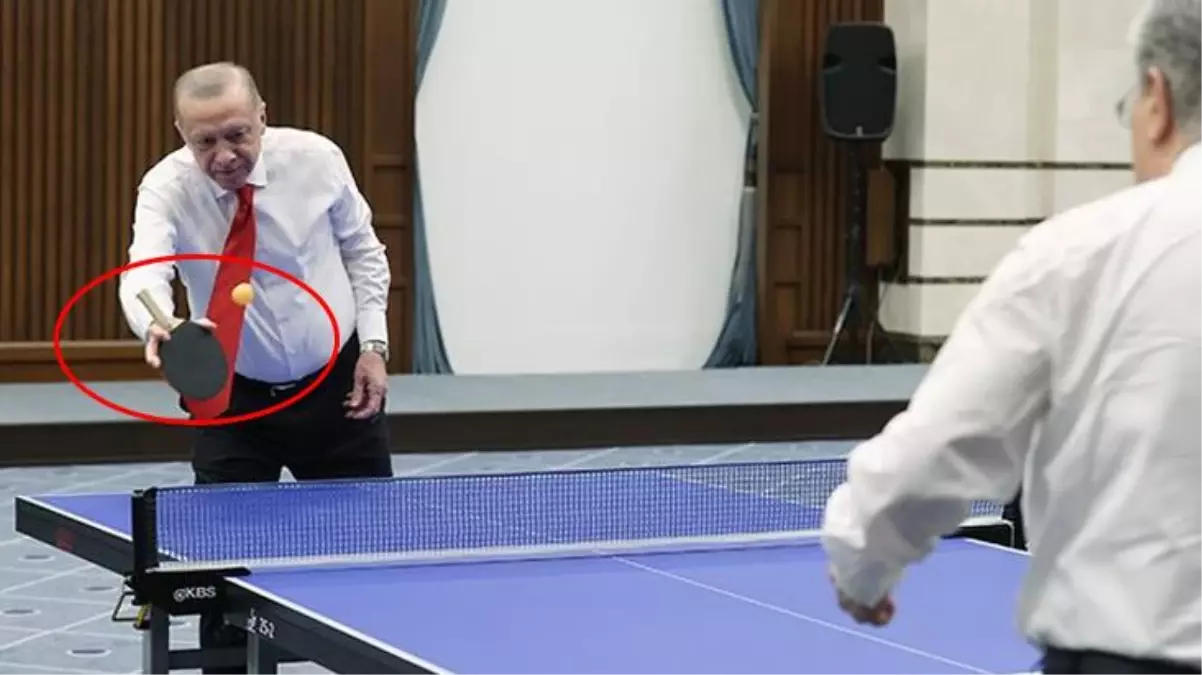 Erdoğan raket tutma tarzıyla ilgili konuştu: Çinliler ve Japonlar benim gibi tutuyor, fena değil işe yarıyor