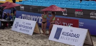 SPOR Kuşadası'nda plaj voleybolu heyecanı başladı