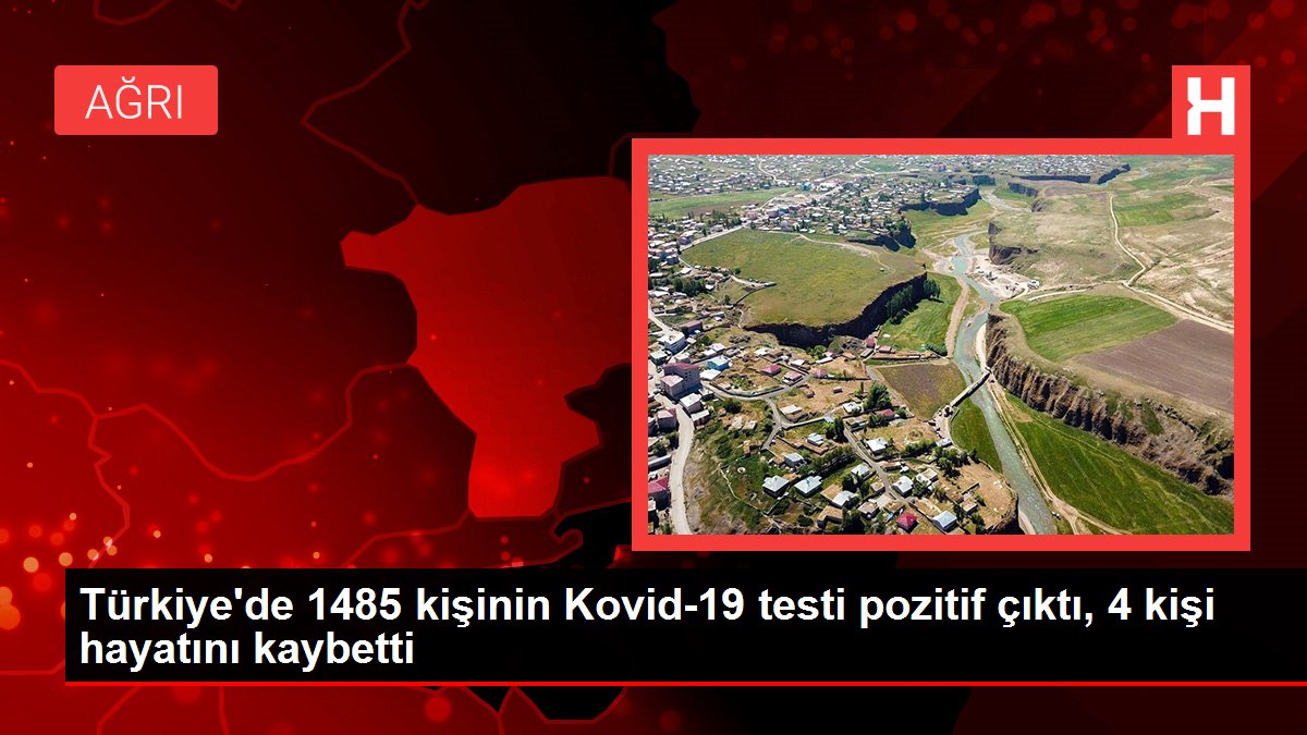 Türkiye'de 1485 kişinin Kovid-19 testi pozitif çıktı, 4 kişi hayatını kaybetti